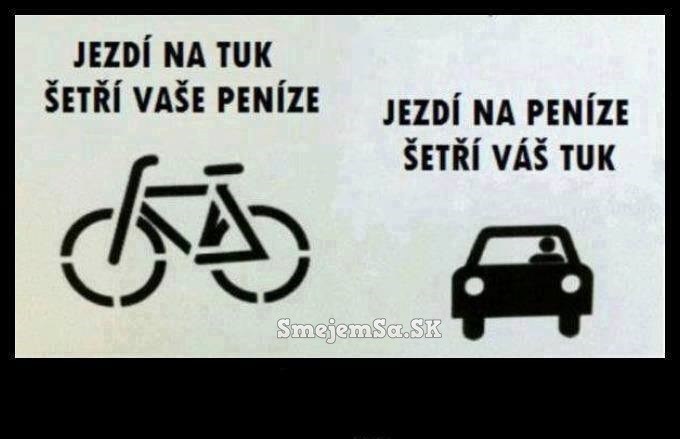 bicykel a auto